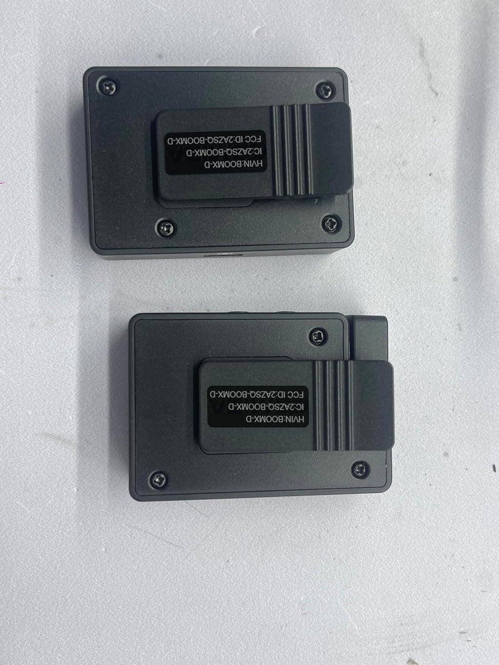 Boomx-D1 - Wireless Microphone System for Cameras, Camcorders, Smartphones, Laptops, Compact Wireless Lavalier Lapel Microphone with Noise Reduction, Low Latency, Monitoring, Muting