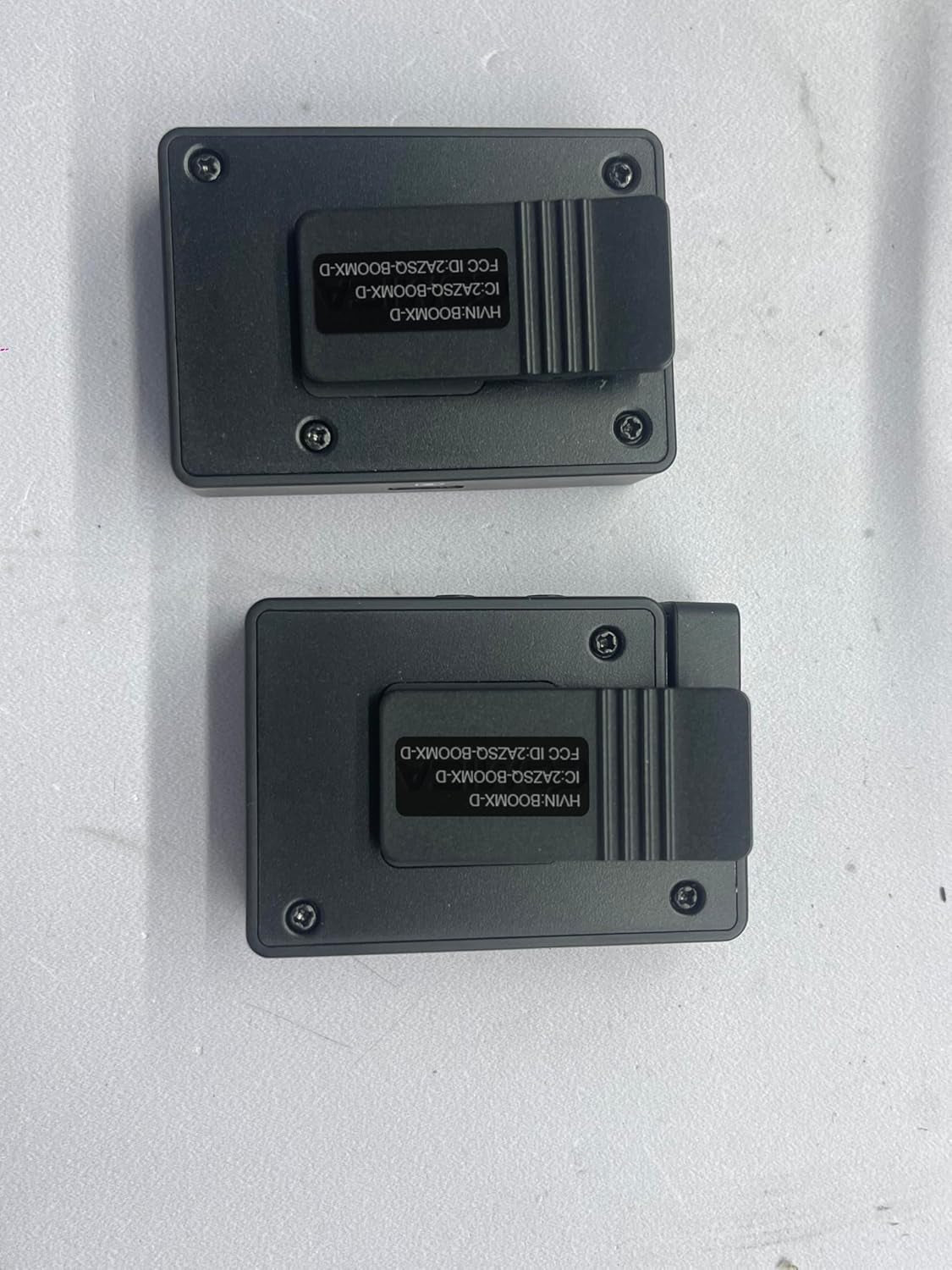 Boomx-D1 - Wireless Microphone System for Cameras, Camcorders, Smartphones, Laptops, Compact Wireless Lavalier Lapel Microphone with Noise Reduction, Low Latency, Monitoring, Muting