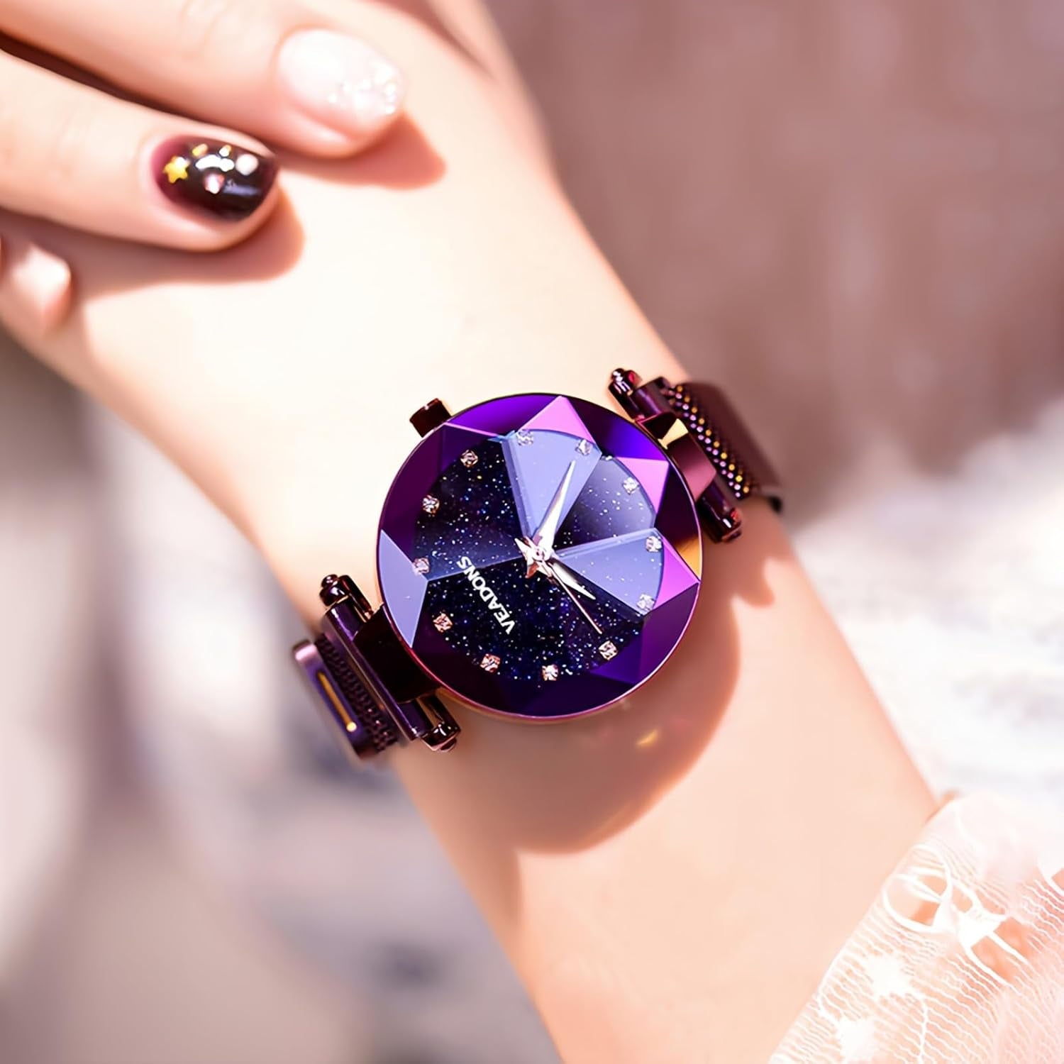 Fashion Women'S Luxury Diamond Watches - Casual Quartz Wristwatches, Stainless Steel, Simple Style, Waterproof, Elegant Ladies Watches