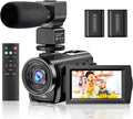 Video Camera Camcorder FHD 1080P 30FPS 16X Digital Zoom Vlog Camera for Youtube 3.0 Touch Screen with Microphone