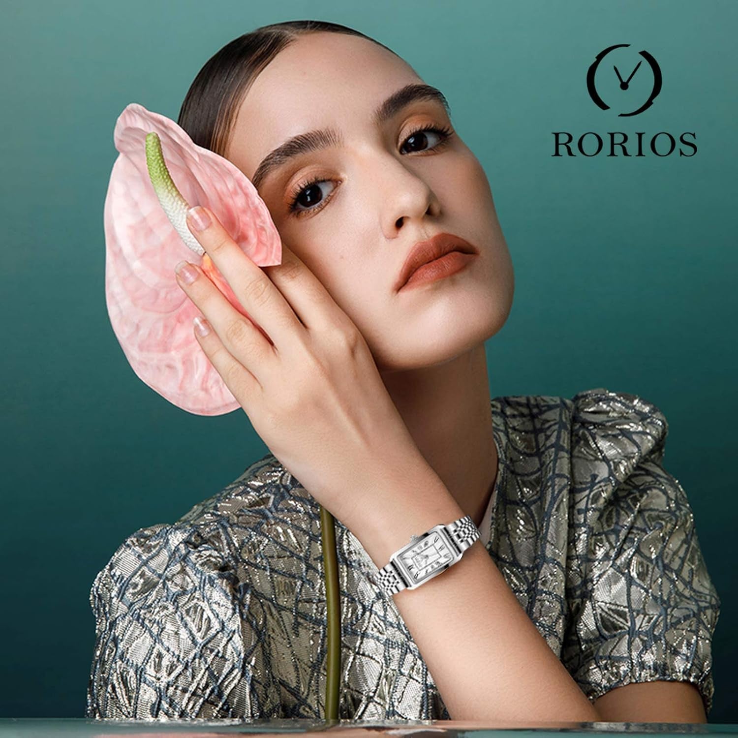 Fashion Women Watches Analogue Quartz Watch Minimalist Dial with Stainless Steel Strap Waterproof Elegant Wrist Watch for Ladies