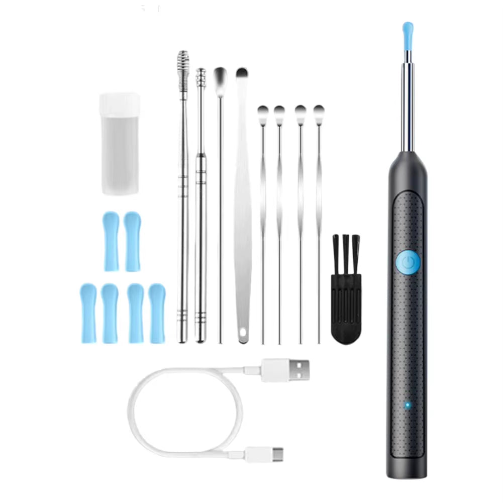 Smart Visual Wax Removal Tool with Camera Otoscope Ear Cleaner Rechargeable Endoscope Earpick Health Care Set