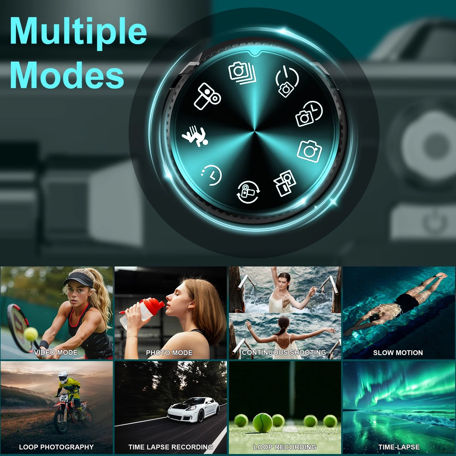 Digital Camera 5K 75MP Wifi Vlogging Camera for Photography, 18X Zoom, Autofocus, Flip Screen with 32GB Card, White