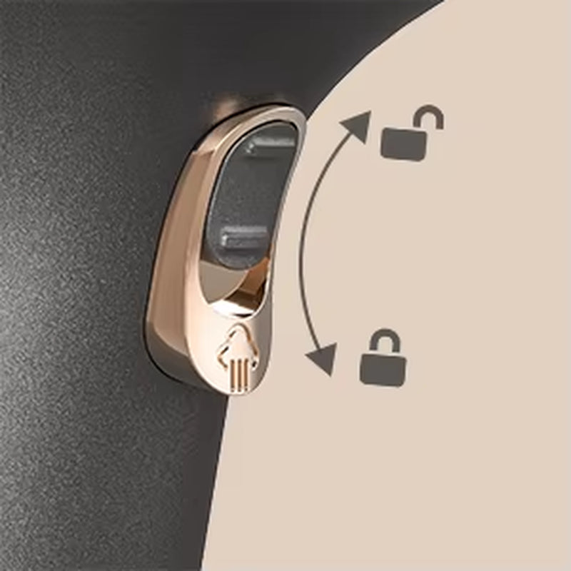 E16 High Power Handheld Garment LED Touch 1800W Gray Gold Metallic Paint LCD Screen 2 Steam Settings Garment