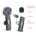 Professional Wireless Lavalier Lapel Microphone for Iphone Android Recording Mic for Interview Video Podcast Vlog Youtube