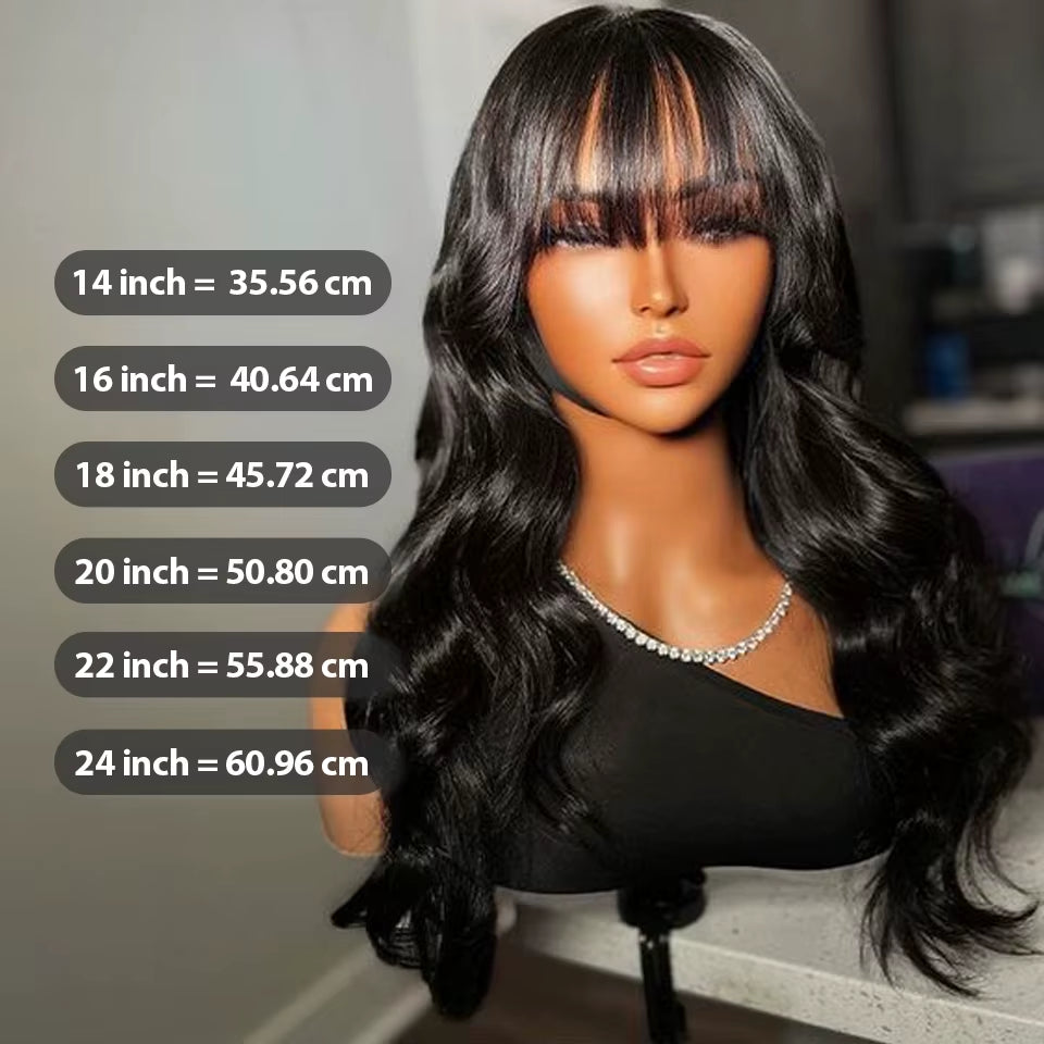 Human Hair Wigs for Women Bob Wig with Bangs Pink Colored Human Hair Wigs Blonde Brazilian Hair Wigs Body Wave Short Wigs