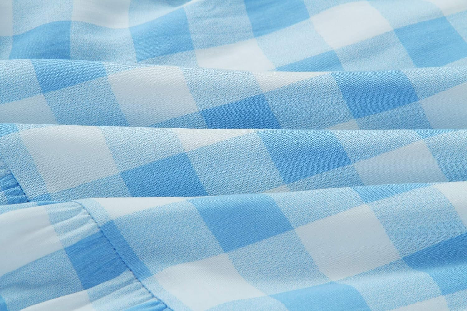 Women Dresses Plaid Sleeveless Summer Casual Sundress a Line Loose Swing T Shirt Mini Dress with Pockets