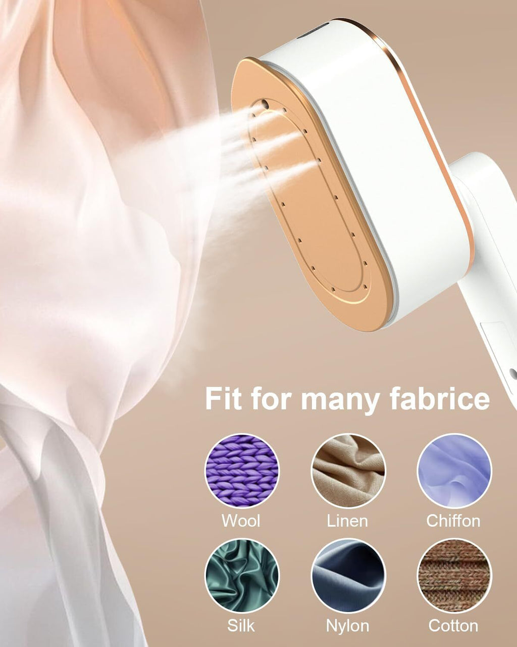 Travel Steamer Iron for Clothes - 1200W Handheld Size Portable Travel Steamer