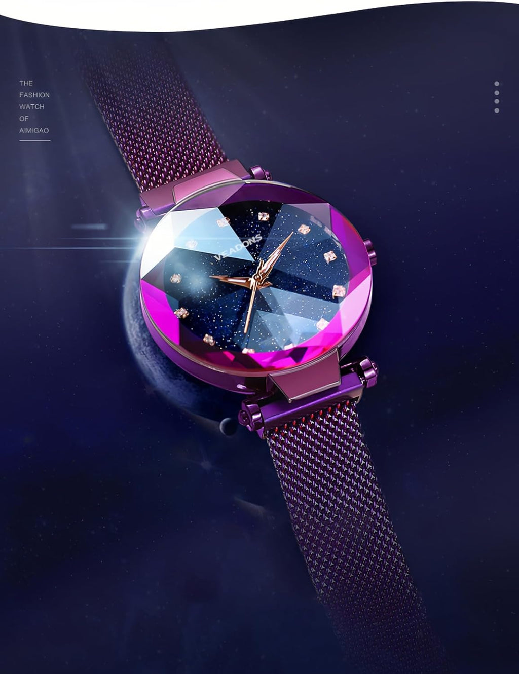 Fashion Women'S Luxury Diamond Watches - Casual Quartz Wristwatches, Stainless Steel, Simple Style, Waterproof, Elegant Ladies Watches