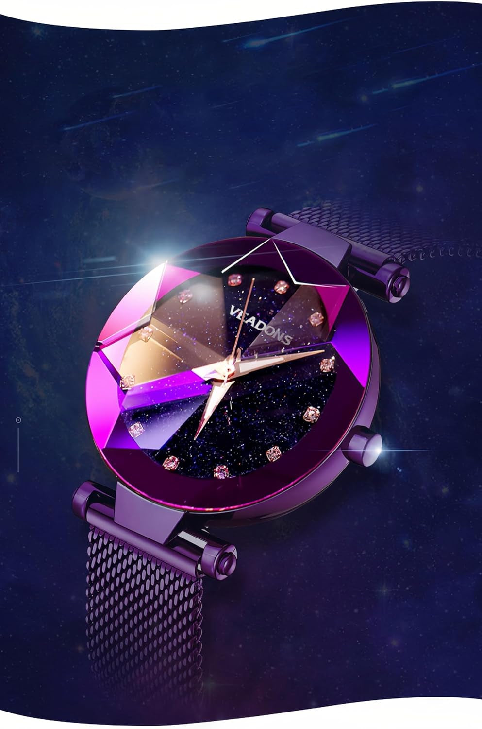 Fashion Women'S Luxury Diamond Watches - Casual Quartz Wristwatches, Stainless Steel, Simple Style, Waterproof, Elegant Ladies Watches