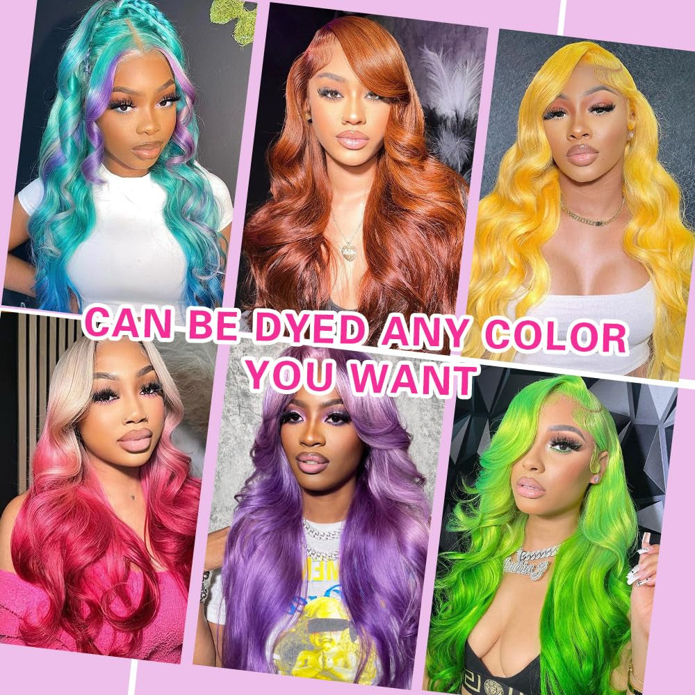 613 13X6 Lace Front Wig Human Hair 28 Inch Blonde Wig Human Hair 200 Density 613 HD Lace Frontal Wig 13X6 Body Wave Blonde Lace Front Wigs Human Hair Pre Plucked with Baby Hair for Women