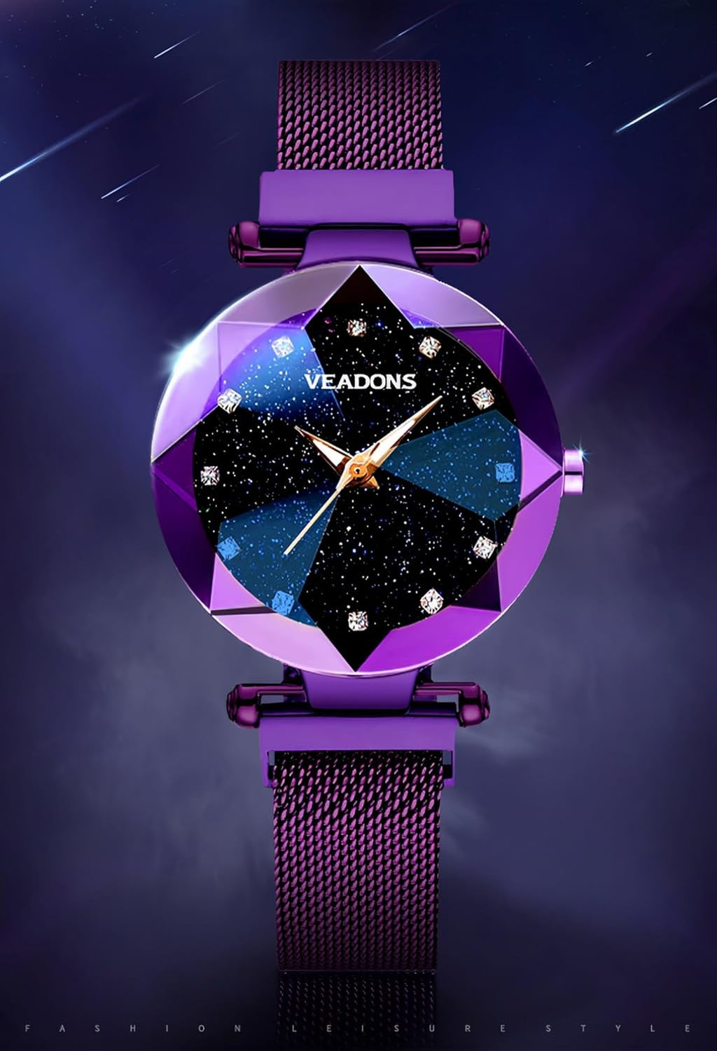 Fashion Women'S Luxury Diamond Watches - Casual Quartz Wristwatches, Stainless Steel, Simple Style, Waterproof, Elegant Ladies Watches