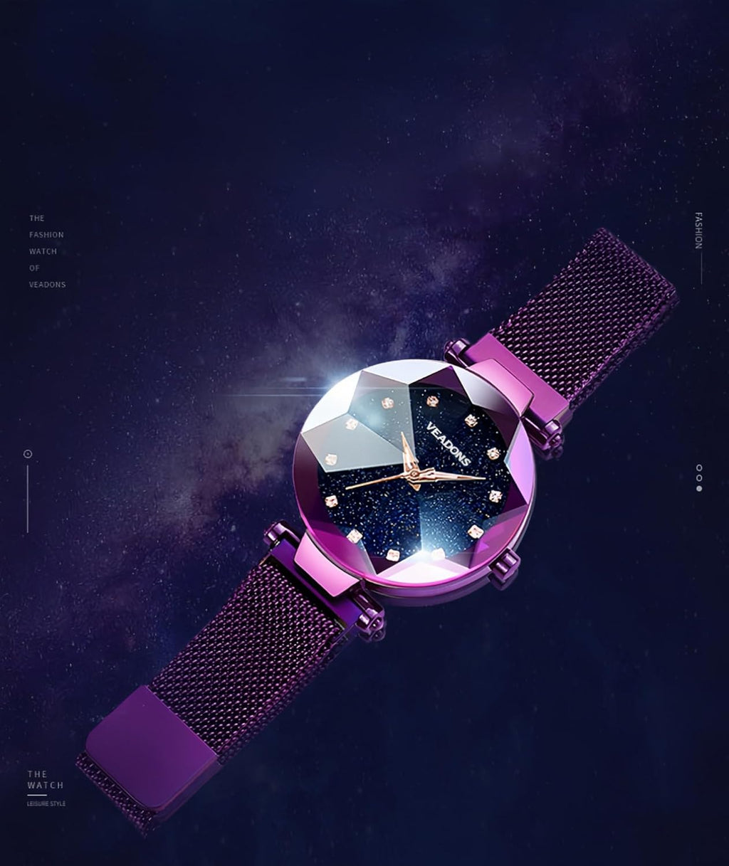 Fashion Women'S Luxury Diamond Watches - Casual Quartz Wristwatches, Stainless Steel, Simple Style, Waterproof, Elegant Ladies Watches