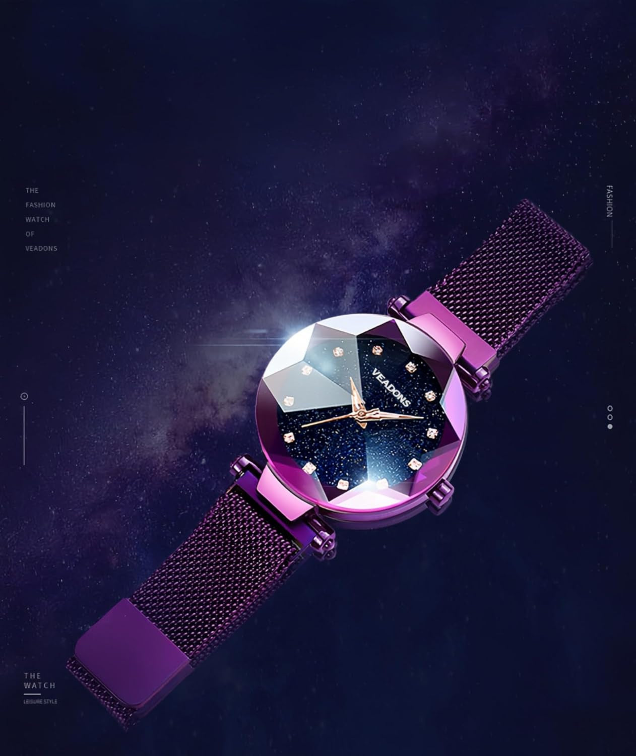 Fashion Women'S Luxury Diamond Watches - Casual Quartz Wristwatches, Stainless Steel, Simple Style, Waterproof, Elegant Ladies Watches