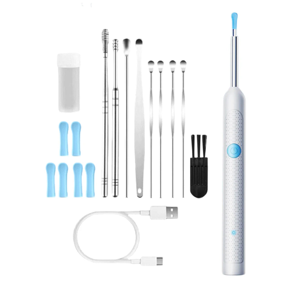 Smart Visual Ear Cleaner Set with Camera Otoscope Ear Cleaner Rechargeable Endoscope Earpick Health Care Set